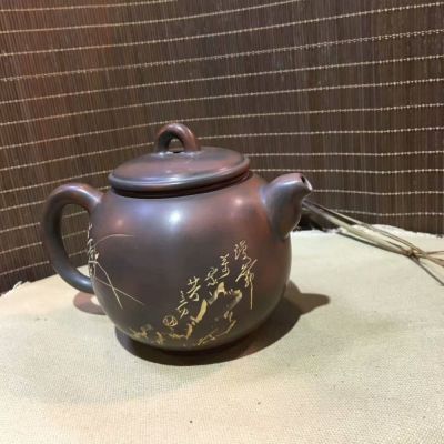 坭兴陶茶壶，中国四大名陶之一，