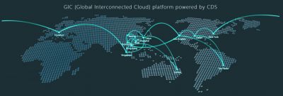 GIC (Global Interconnected Cloud) platform powered by CDS
● 60000+ km of optical fiber network worldwide
● Global MPLS backbone network
● Real -time network topology display
● High-quality international dedicated connection
● Visualized management of your global network