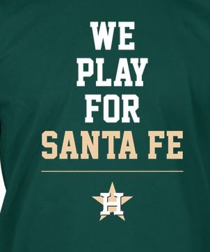 We Play For Santa Fe T-shirts
