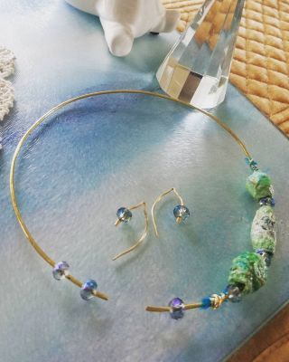 &quot;Discover the beauty of handcrafted bracelets at shewearsart.com. Our collection features exquisite and unique pieces crafted with the utmost care and attention to detail. Elevate your style and make a statement with our stunning handcrafted bracelets. Browse our collection today and find the perfect piece to add to your jewelry collection!&quot;  https://shewearsart.com/collections/all