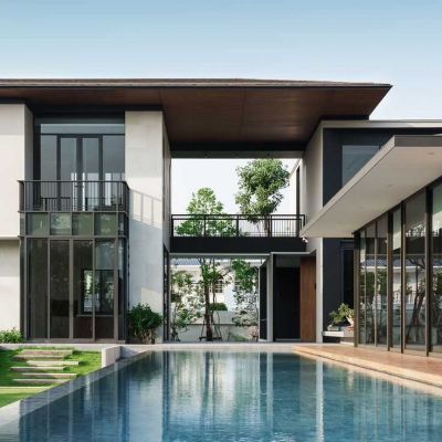 From many years of experiences in the field of design, Openbox is proud to be a leading Bangkok architectural research studio. With a team of studio architects, interior designers, and landscape designers, we provide design services related to various building types. Our services are not only to give simple straightforward ideas which is very easy to approach but also represent artistic touches delicately crafted and woven into every piece of work. Furthermore, in every architectural work and landscape of our team design, we always bring into our consideration how to create harmony between the building and the botanical surroundings which leads to a unique style architectural masterpiece